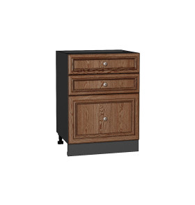 Шкаф нижний с 3-мя ящиками Шале, цвет: Brown Dreamline