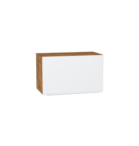 Шкаф верхний горизонтальный Фьюжн, цвет: Silky White