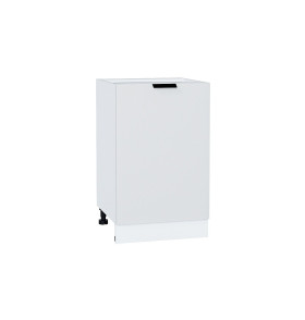 Шкаф нижний с 1-ой дверцей Евро, цвет: Белый