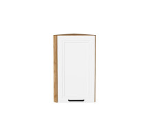 Шкаф верхний торцевой Нео, цвет: White Silk