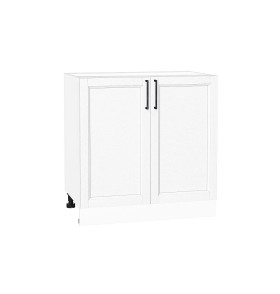 Шкаф нижний с 2-мя дверцами Сканди, цвет: White Silkwood