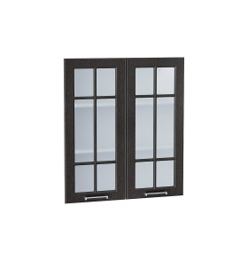 Комплект фасадов Прага со стеклом для каркаса Ф-55Н В809, цвет: Венге премиум