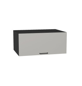 Шкаф верхний горизонтальный глубокий Флэт, цвет: Light Grey In 2S