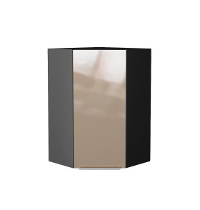 Шкаф верхний угловой Фьюжн, цвет: Gallant