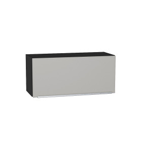 Шкаф верхний горизонтальный Фьюжн, цвет: Silky Light Grey