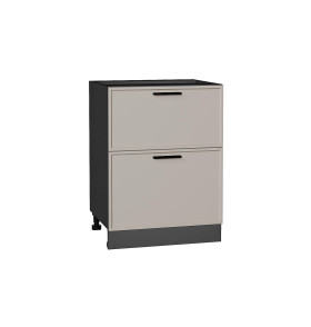 Шкаф нижний с 2-мя ящиками Фрейм, цвет: Clay Silk