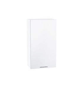 Шкаф верхний с 1-ой дверцей Валерия-М, цвет: Белый глянец