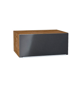 Шкаф верхний горизонтальный глубокий Фьюжн, цвет: Anthracite