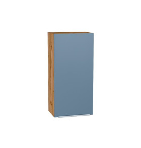 Шкаф верхний с 1-ой дверцей Фьюжн, цвет: Silky Blue