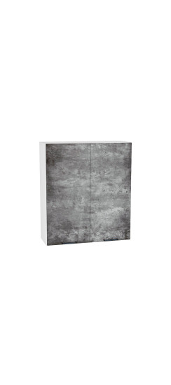 Шкаф верхний с 2-мя дверцами Флэт, цвет: Temple Stone 2S | ЛДСП, Temple Stone 2S