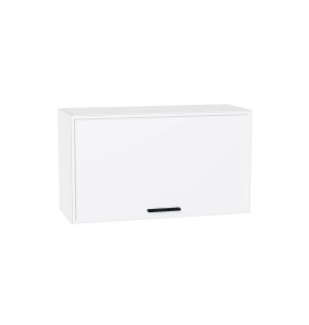 Шкаф верхний горизонтальный Фрейм, цвет: White Silk