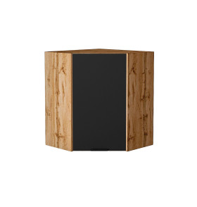 Шкаф верхний угловой Евро, цвет: Антрацит