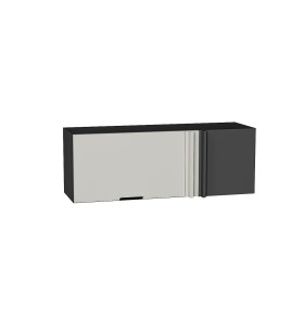 Шкаф верхний прямой угловой горизонтальный Евро, цвет: Агат