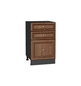 Шкаф нижний с 3-мя ящиками Шале, цвет: Brown Dreamline