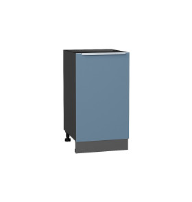 Шкаф нижний с 1-ой дверцей Фьюжн, цвет: Silky Blue