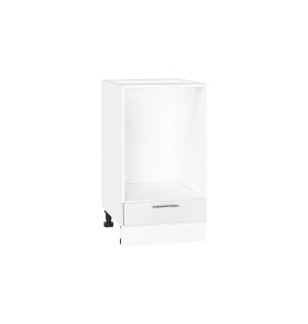 Шкаф нижний под духовку Валерия-М, цвет: Белый глянец