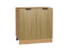 Шкаф нижний с 2-мя дверцами Евро Лайн, цвет: Дуб песочный