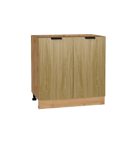 Шкаф нижний с 2-мя дверцами Евро Лайн, цвет: Дуб песочный