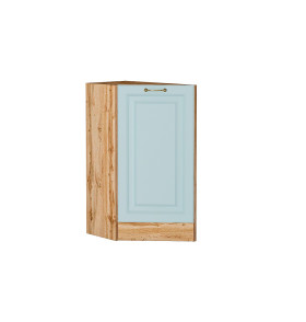 Шкаф нижний торцевой Ницца, цвет: Голубой