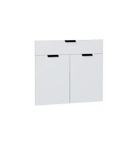 Комплект фасадов Евро для каркаса Ф-51М Н801М, цвет: Белый