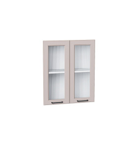 Комплект фасадов Барселона со стеклом для каркаса Ф-45 В600, цвет: Кашемир