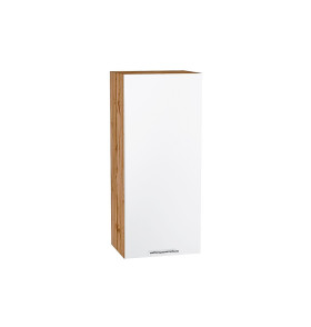 Шкаф верхний с 1-ой дверцей Валерия-М, цвет: Белый глянец