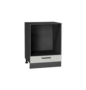 Шкаф нижний под духовку Нео, цвет: Grey Silk