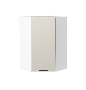 Шкаф верхний угловой Флэт, цвет: Cashmere In 2S