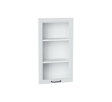 Комплект фасадов Ницца Royal со стеклом Moru для каркаса Ф-35Н В509, цвет: Blanco