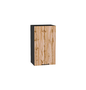 Шкаф верхний с 1-ой дверцей Флэт, цвет: Wotan Oak 2S