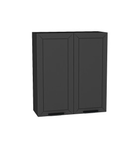 Шкаф верхний с 2-мя дверцами Глетчер, цвет: Маренго Силк