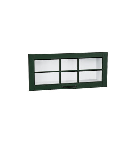 Комплект фасадов Дублин со стеклом для каркаса Ф-88 ВГ800, цвет: Special Green