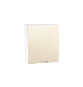 Шкаф верхний с 1-ой дверцей Валерия-М, цвет: Бежевый металлик