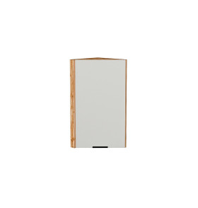 Шкаф верхний торцевой Евро, цвет: Агат