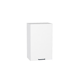 Шкаф верхний с 1-ой дверцей Флэт, цвет: White In 2S