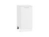 Шкаф нижний с 1-ой дверцей Квадро, цвет: Белый
