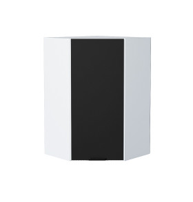 Шкаф верхний угловой Евро, цвет: Антрацит