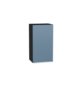 Шкаф верхний с 1-ой дверцей Фьюжн, цвет: Silky Blue