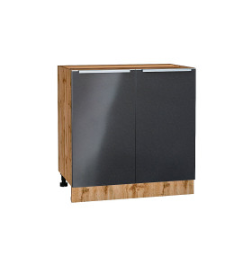 Шкаф нижний с 2-мя дверцами Фьюжн, цвет: Anthracite