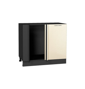 Шкаф нижний угловой Валерия-М, цвет: Бежевый металлик