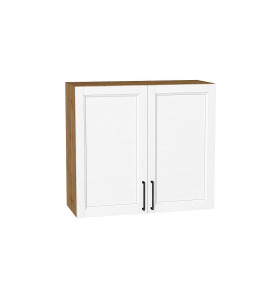 Шкаф верхний с 2-мя дверцами Сканди, цвет: White Silkwood