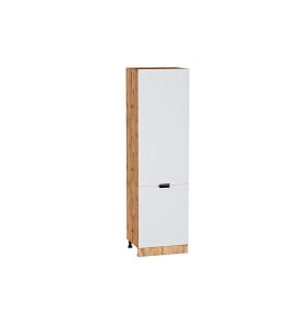 Шкаф пенал с 2-мя дверцами Евро, цвет: Белый