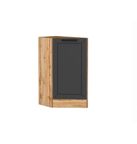 Шкаф нижний торцевой Глетчер, цвет: Маренго Силк