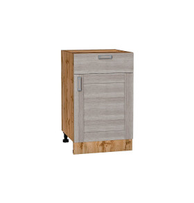 Шкаф нижний с 1-ой дверцей и ящиком Лофт, цвет: Cappuccino Veralinga