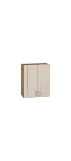 Шкаф верхний с 2-мя дверцами Лофт, цвет: Cream Silk | ПЭТ, Cream Silk