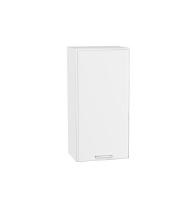 Шкаф верхний с 1-ой дверцей Квадро, цвет: Белый