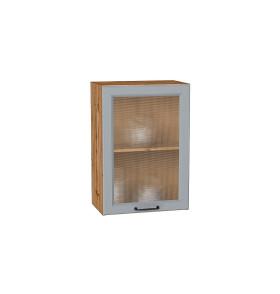 Шкаф верхний с 1-ой остекленной дверцей Ницца, цвет: Magnum