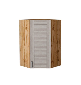 Шкаф верхний угловой Лофт, цвет: Cappuccino Veralinga