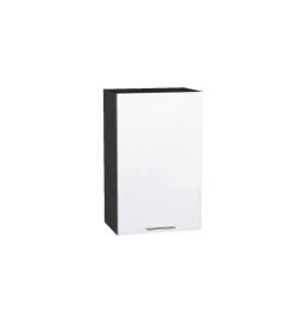 Шкаф верхний с 1-ой дверцей Валерия-М, цвет: Белый металлик