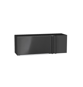 Шкаф верхний прямой угловой горизонтальный Фьюжн, цвет: Anthracite